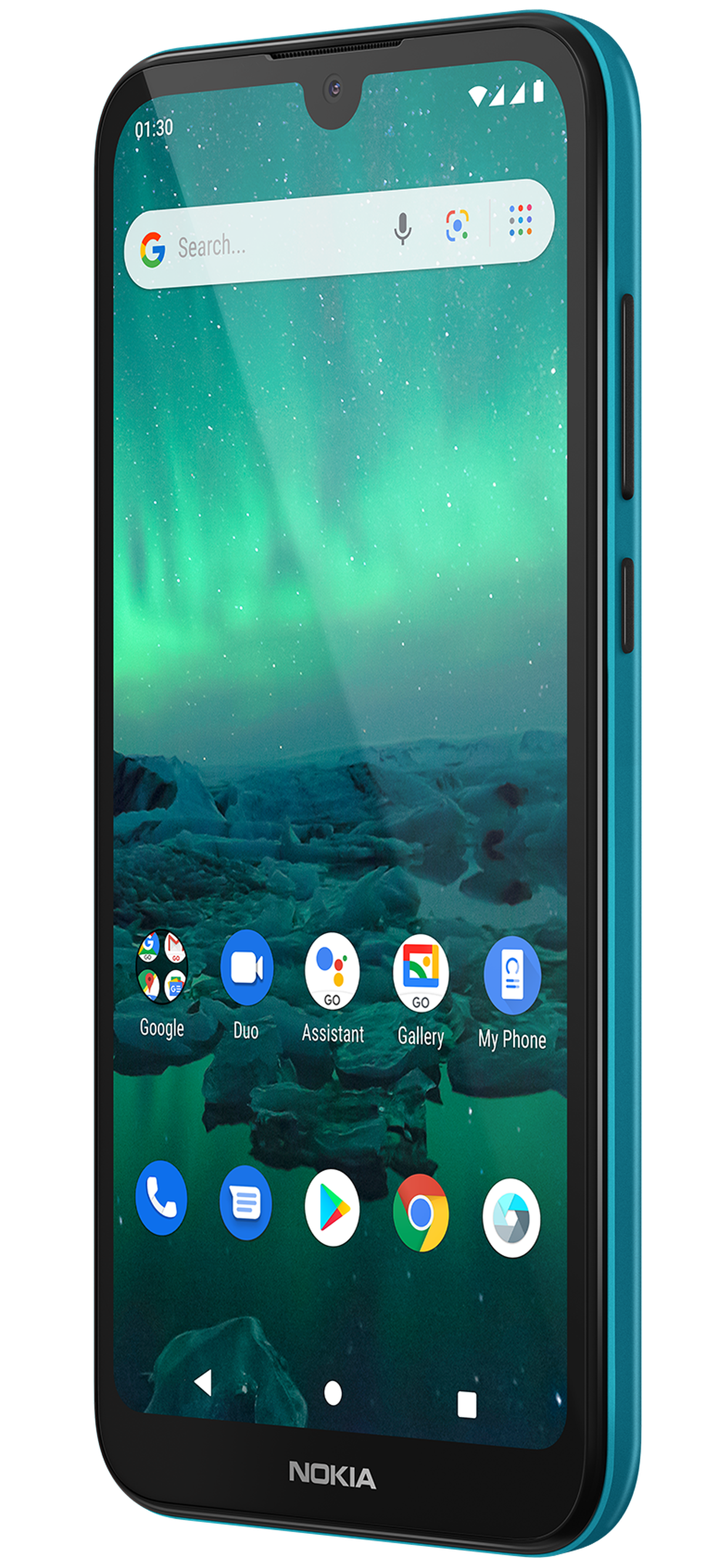 Das 99 Franken teure Nokia 1.3 hat ein 5.7 Zoll grosses Display.