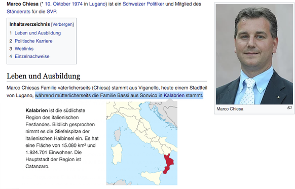 Marco Chiesa ist der neue SVP-Präsident – Heer zog sich kurz vor Wahl zurück
Phonetisch die Version von Christa Rigozzi in männlich und ideologisch der Klon von MMB.
Der Pate hat seinen Stadthalter u ...