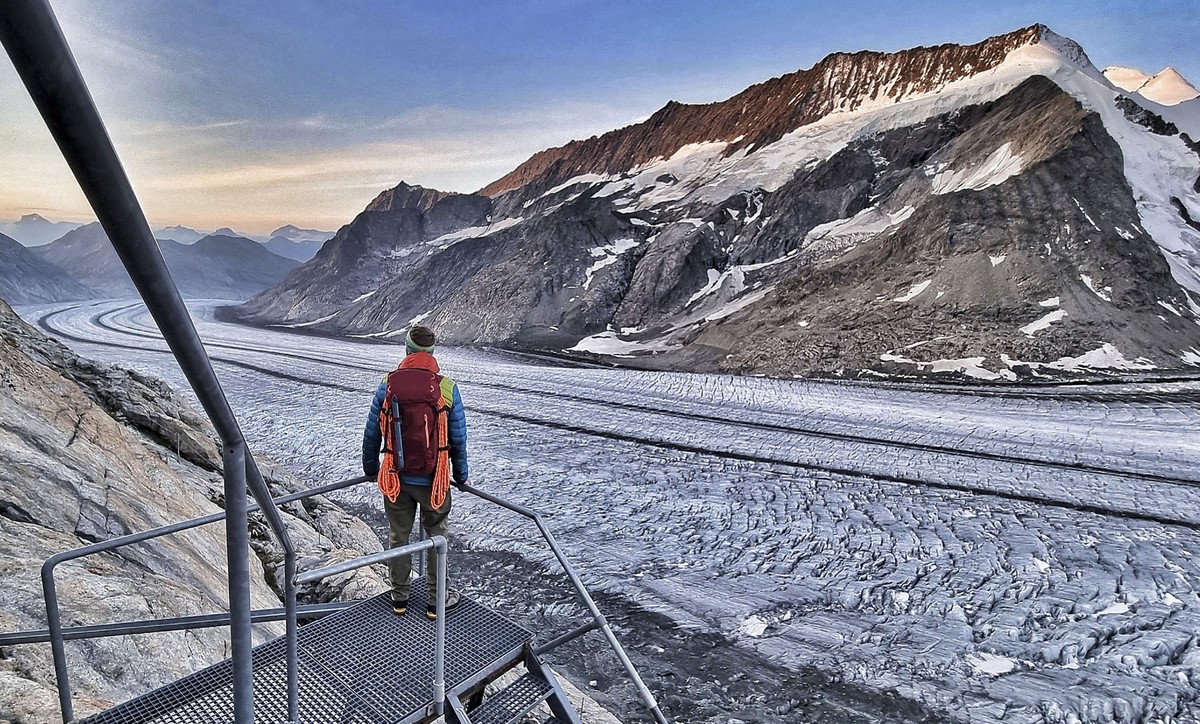 Konkordiahütte am Grossen Aletschgletscher