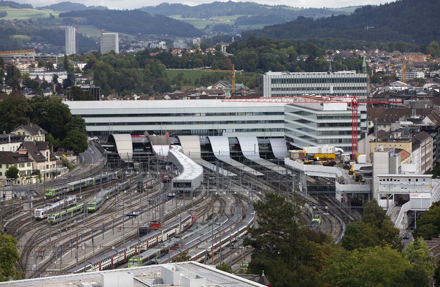 Der Hauptbahnhof in Bern, am Donnerstag, 16. September 2021. (KEYSTONE/Peter Klaunzer)