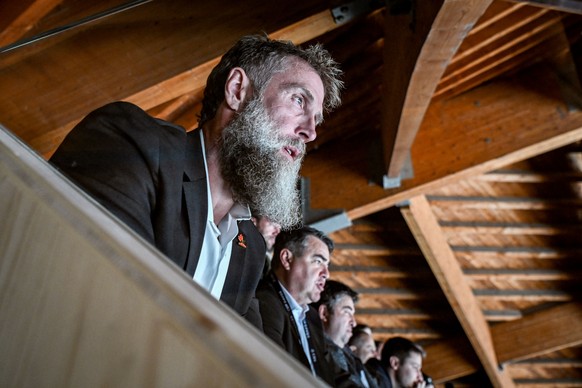 Joe Thornton during the game between Switzerland&#039;s HC Davos and the Team Canada, at the 96th Spengler Cup ice hockey tournament in Davos, Switzerland, on Thursday, December 26, 2024. (KEYSTONE/Me ...