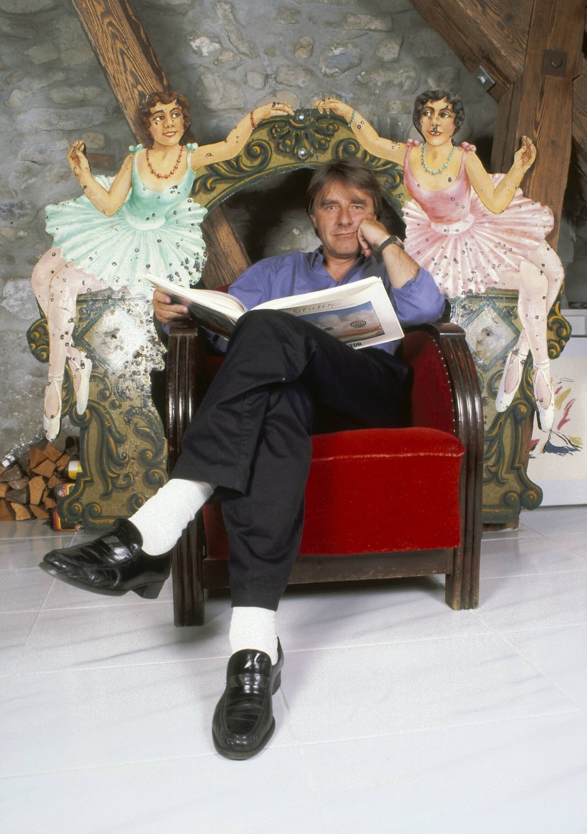 Bildnummer: 56698172 Datum: 01.07.1988 Copyright: imago/teutopress
Emil Steinberger (Kabarettist) 07/88 - Emil Steinberger im Juli 1988 in Luzern, Schweiz Schweizer schweizerischer Mann Kabarett Komi ...