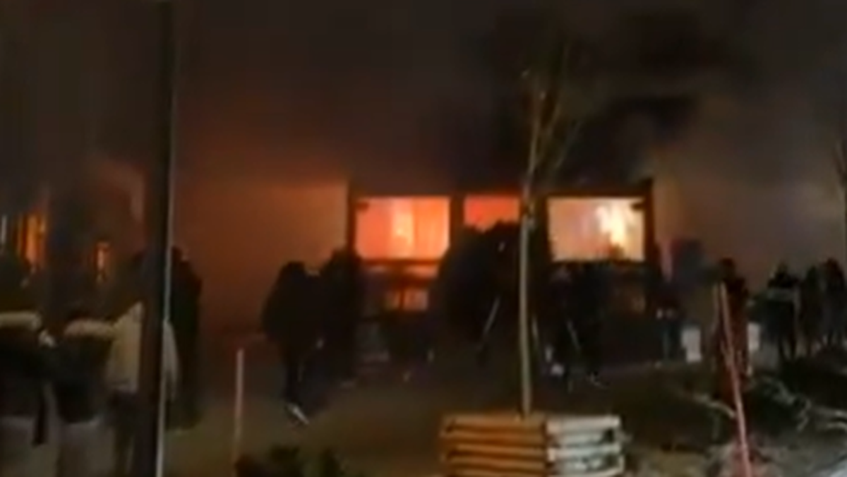 feuer crans montana