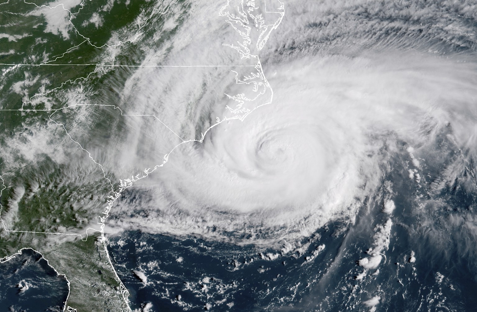 Der Hurrikan «Florence» ist an der Küste des US-Staats North Carolina auf Land getroffen.&nbsp;