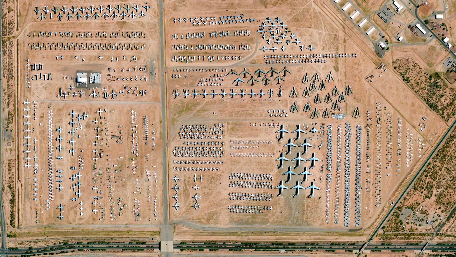 Davis-Monthan Flugzeug-Friedhof, Arizona.