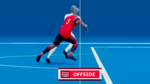 Belgien Kroatien offside