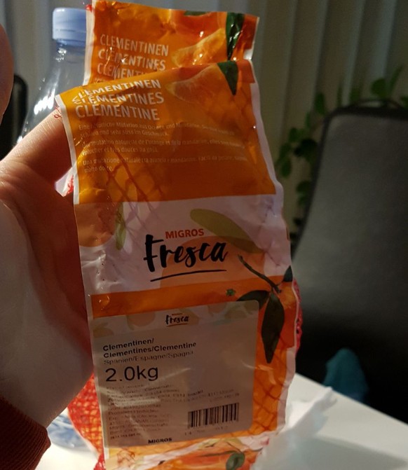 Gekauft wurden die Clementinen in einer Migros Filiale in Zürich.&nbsp;
