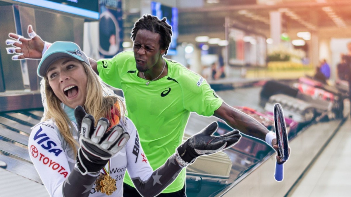 La skieuse Mikaela Shiffrin et le tennisman Gaël Monfils ont tous deux connu des soucis dans des aéroports avec leurs valises.