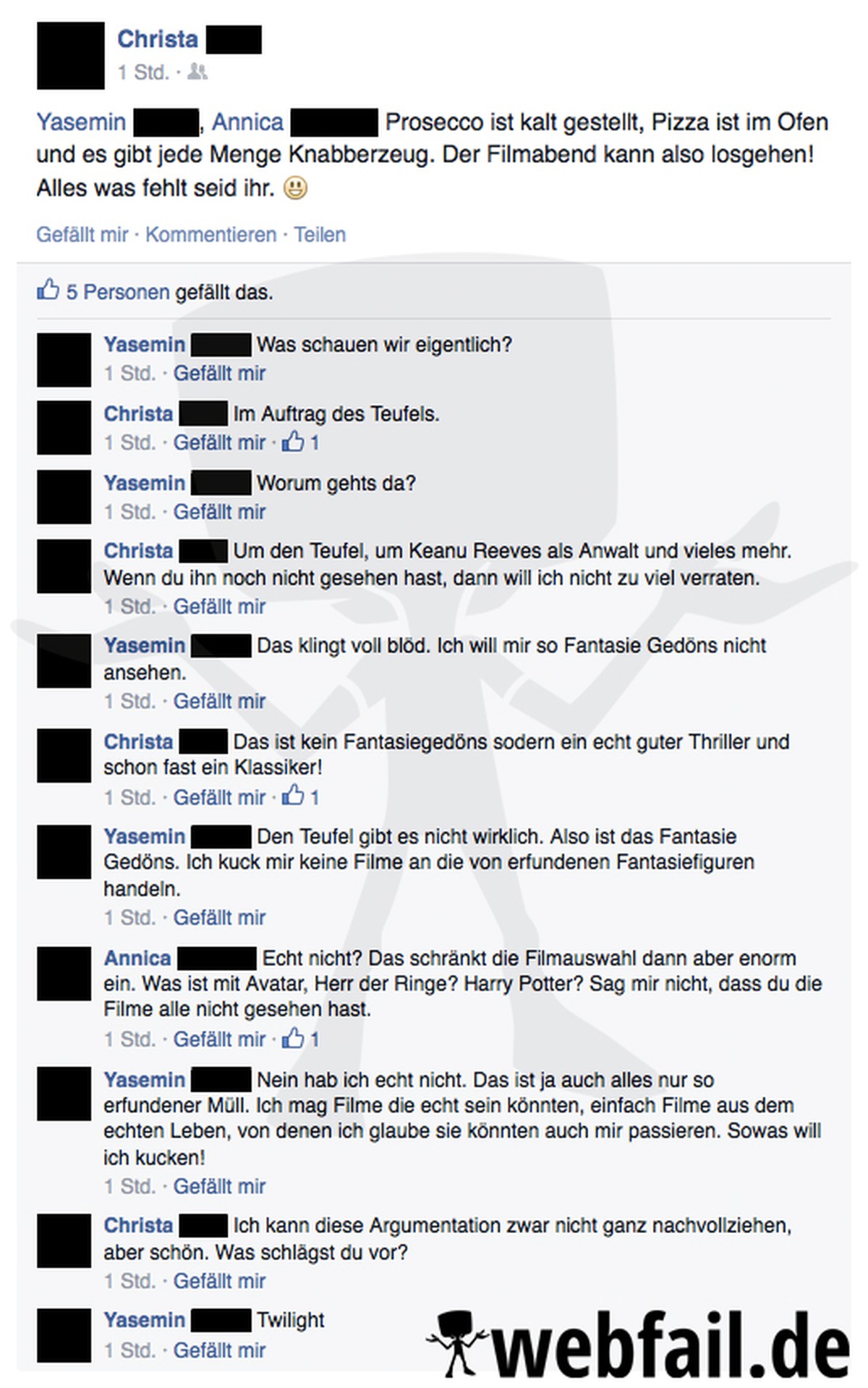 facebook fails juli und august