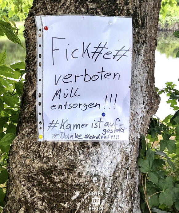 Lustige Zettel aus der Nachbarschaft