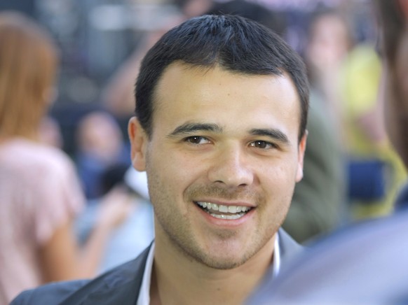 In this photo taken June 2, 2011, Emin Agalarov, son of Araz Agalarov, an ethnic Azerbaijani business leader living in Moscow, seen during a party in Moscow, Russia. They may have been the hidden link ...