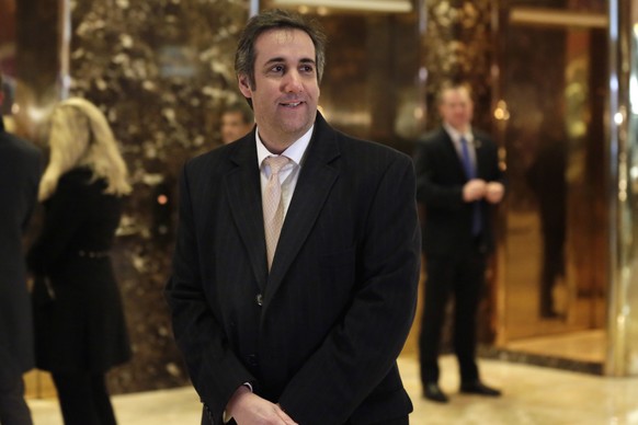 CORRECTS TO: COHEN HAS RECEIVED AND REJECTED A REQUEST FOR DOCUMENTS - FILE - In this Dec. 16, 2016 file photo, attorney Michael Cohen arrives in Trump Tower in New York. Cohen, has received and rejec ...