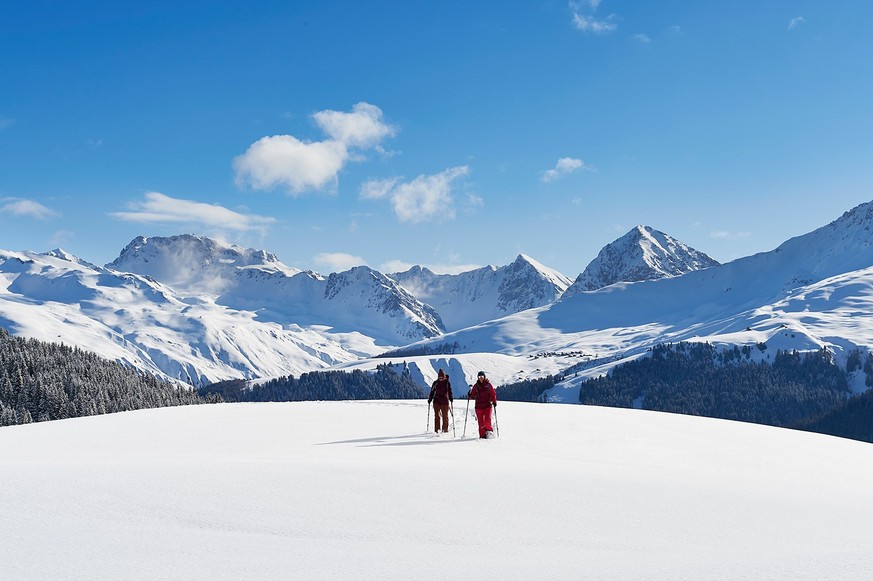 Arosa Schneeschuhtouren für Anfänger, Rauszeit Prätschalp