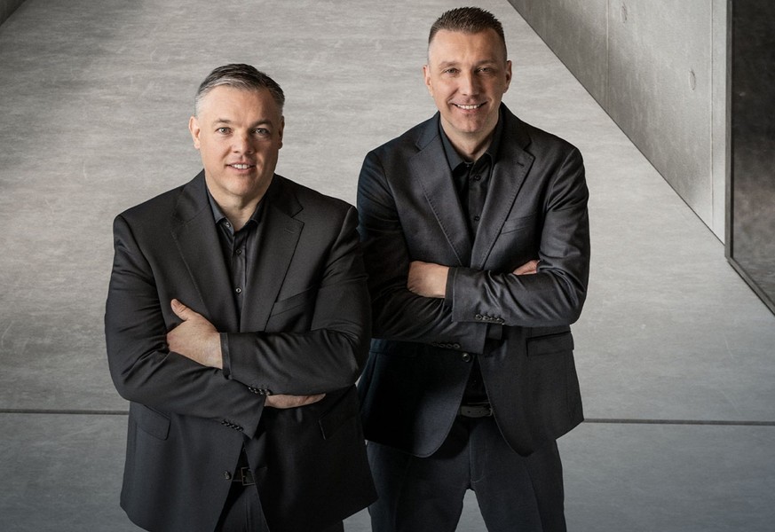 Rolf Schumann (l.) und Christian Müller, die Co-Geschäftsführer von Schwarz Digits.