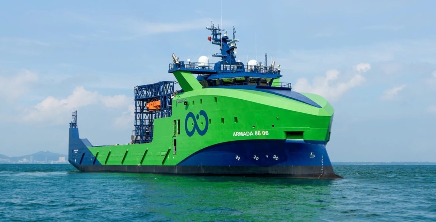 Armada 8606, Forschungsschiff von Ocean Infinity.