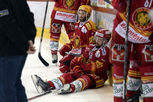 Sollte Langnau den Aufstieg verpassen, könnte Anton Gustafsson (mitte) vielleicht trotzdem bald schon in einer höheren Liga spielen.