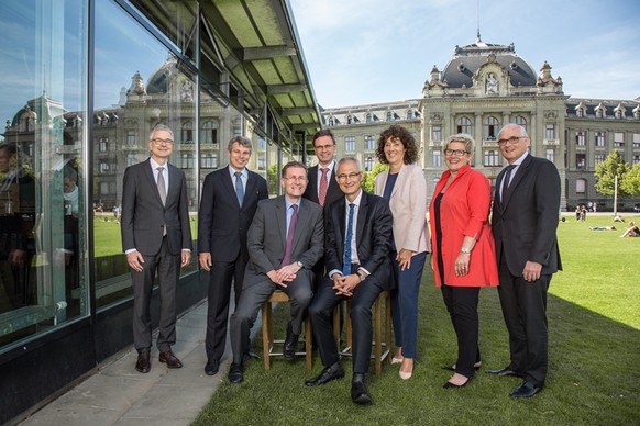 Die Berner Kantonsregierung.