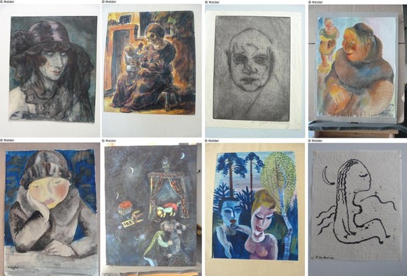 Acht Werke aus der Sammlung des verstorbenen Kunsthändlersohns Cornelius Gurlitt.