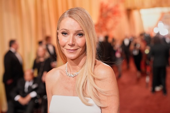 Gwyneth Paltrow arrives at the Oscars on Sunday, March 15, 2026, at the Dolby Theatre in Los Angeles. (AP Photo/John Locher)
Gwyneth Paltrow