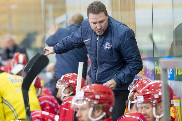 Rapperswils Head Coach Jeff Tomlinson waehrend einem Vorbereitungsspiel der National League zwischen den SCL Tigers und den Rapperswil-Jona Lakers, am Samstag 26. September 2020, im Ilfisstadion in La ...