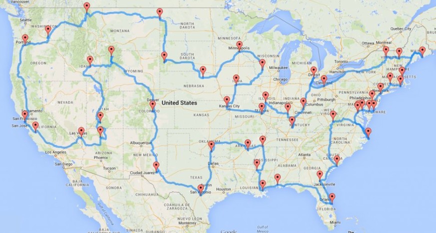 Das ist die ideale Route, um möglichst viele Sehenswürdigkeiten in den USA zu sehen.