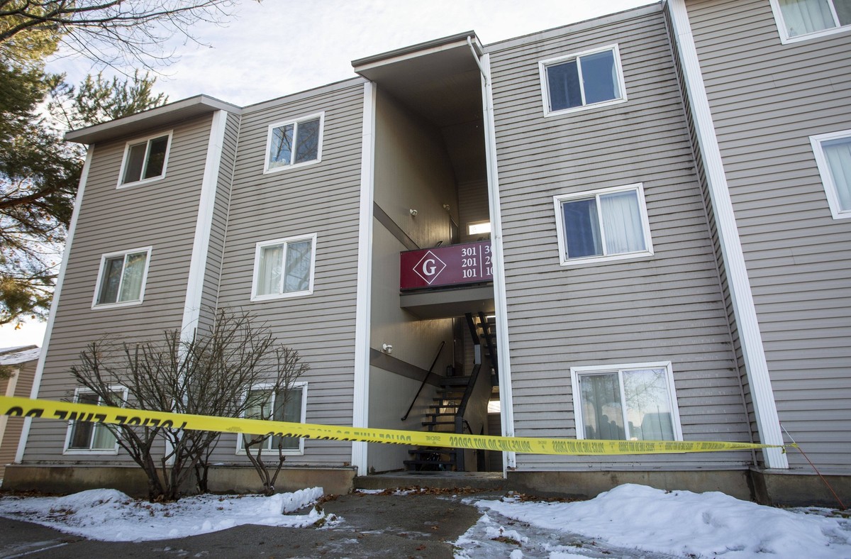 December 30, 2022, Pullman, Washington, USA: A Steptoe Village apartment building where law-enforcement officers executed a search warrant at Bryan Kohberger s apartment. Seven weeks after the slaying ...