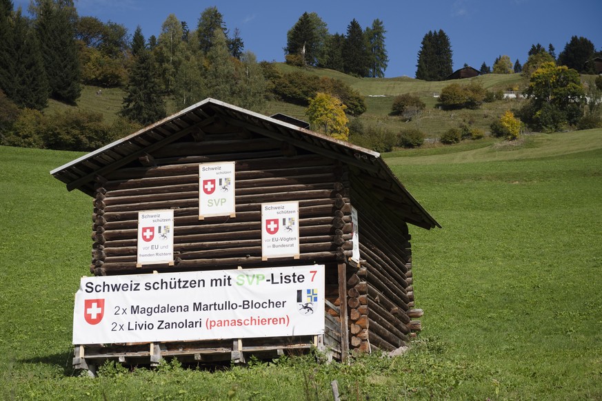 Die ländliche Schweiz ist mehr denn je SVP-Territorium.<br data-editable="remove">