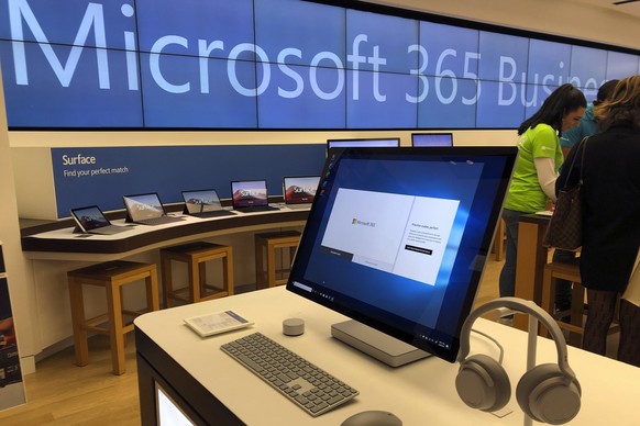 Microsoft-Store in Boston.