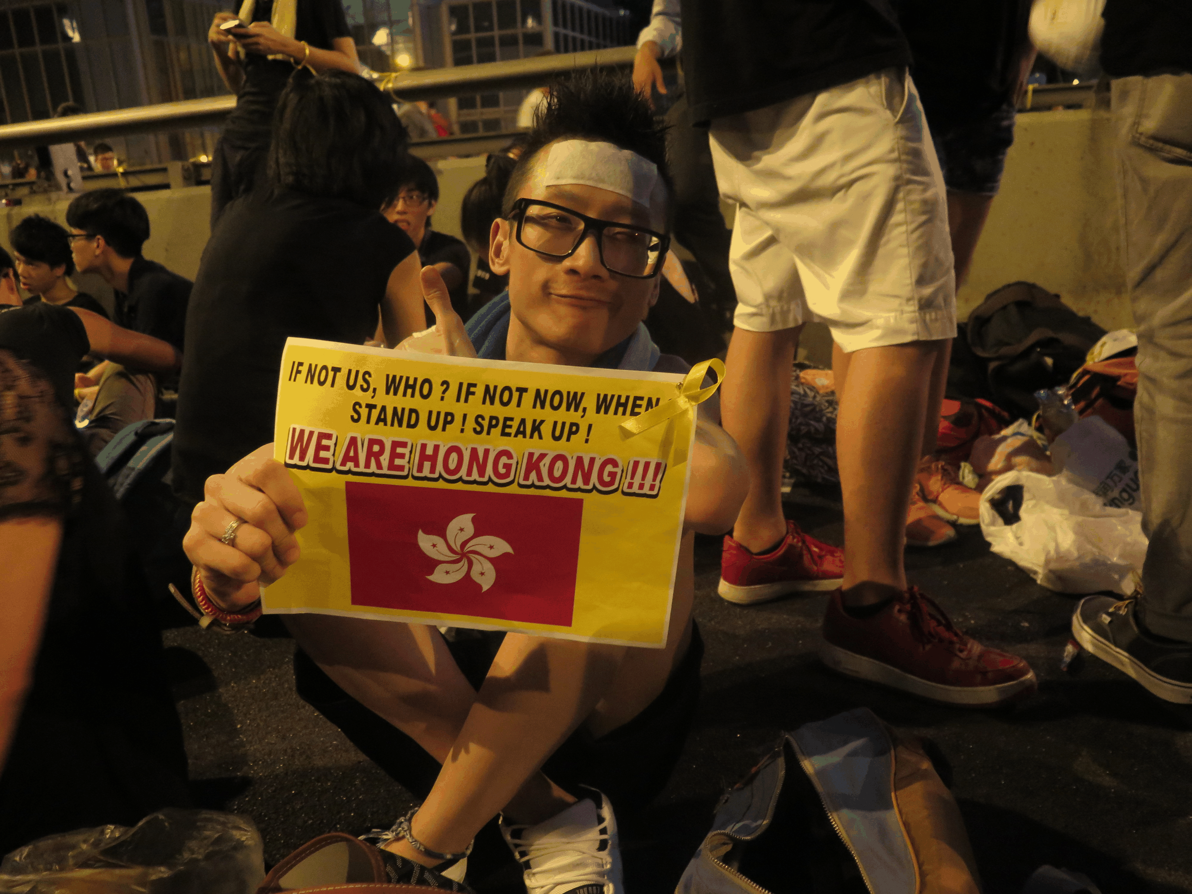 Frank, 24: «Ich mag es überhaupt nicht, wie meine Mitbürger von der Polizei behandelt wurden. Meine Nachricht an China: Zeigt mehr Respekt. Und zwar nicht nur für Hongkong, sondern für den Rest der We ...