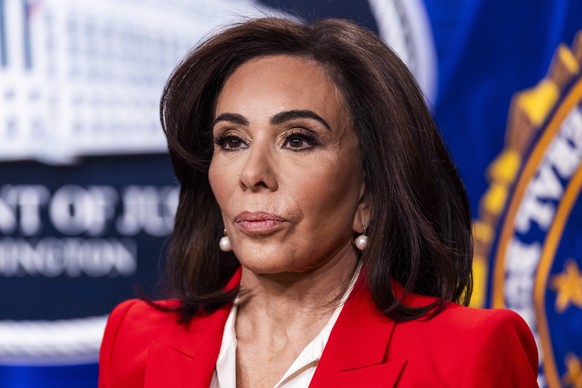 epa12709333 US Attorney for DC Jeanine Pirro announces that a suspect in the 2012 terrorist attack on the US embassy in Benghazi, Libya, has been arrested, at the Department of Justice in Washington,  ...