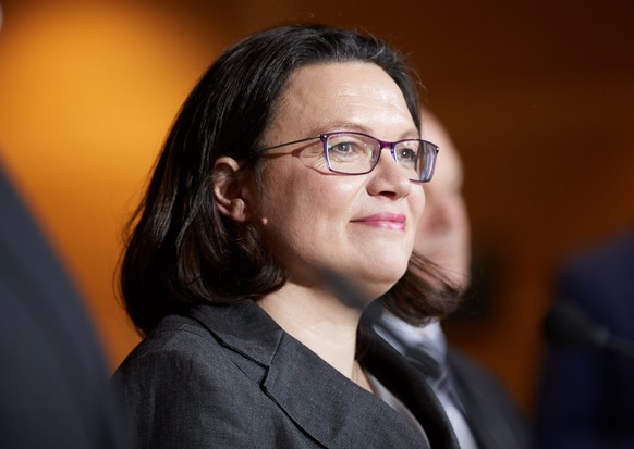 Auf Andrea Nahles, designierte SPD-Parteivorsitzende, kommen schwierige Zeiten zu.