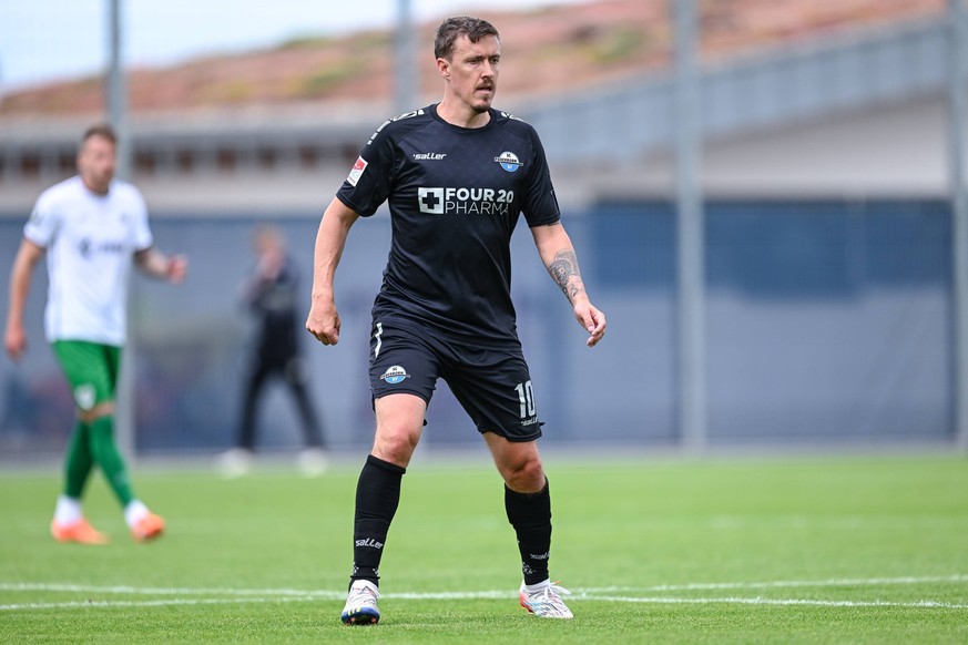 05.07.2023, Fussball, Saison 2022/2023, Testspiel, SC Paderborn - Preussen Münster, Max Kruse SC Paderborn 07 xRHR-FOTO/TKx *** 05 07 2023, football, season 2022 2023, test match, SC Paderborn Preusse ...