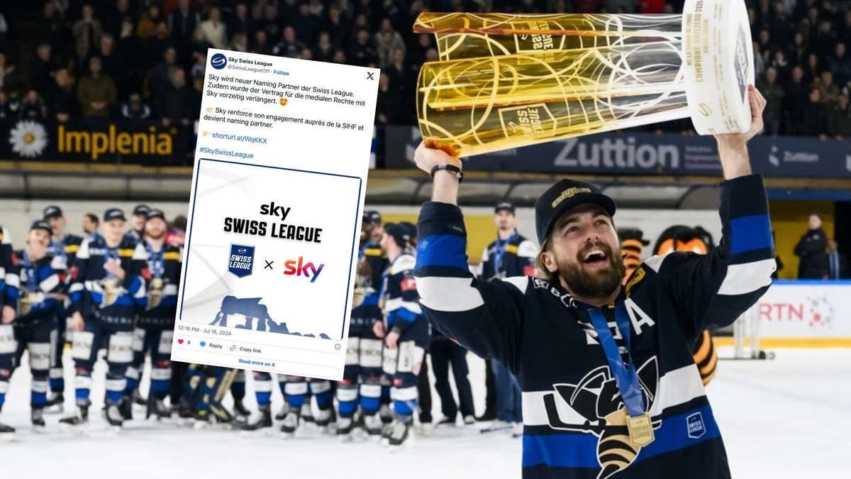 Les matchs du HC La Chaux-de-Fonds, champion en titre, et des autres clubs de Swiss League seront diffusés sur Sky.