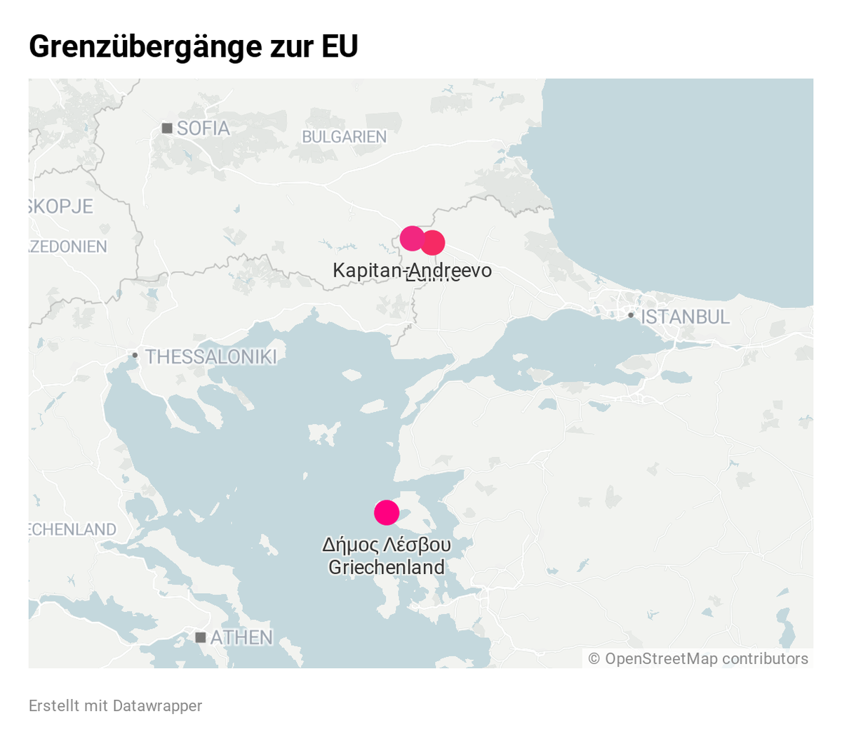 Migration Lesbos EU Türkei
