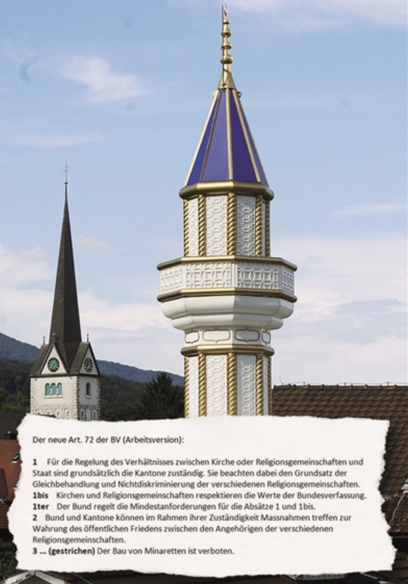 «Der Bau von Minaretten ist verboten.»