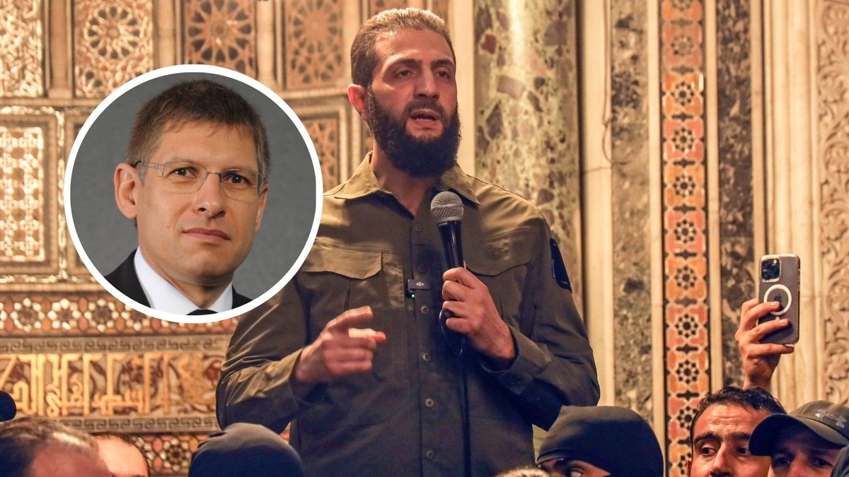 L’expert Fabrice Balanche réagit aux bombardements israéliens de vendredi à Damas. Ahmed al-Charaa le 9 décembre dans la mosquée des Omeyyades à Damas.
