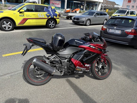 Unfall Motorrad Oftringen 28.4.26