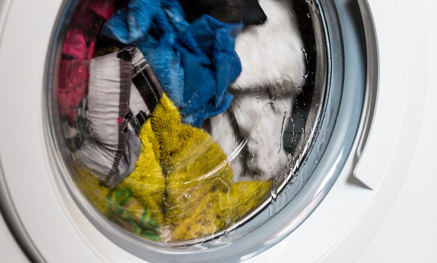 MIt Fenster: Die Waschmaschine