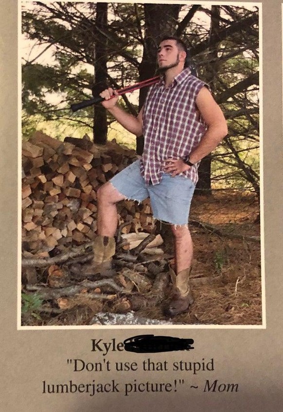 «Benutze ja nicht dieses blöde Holzfäller-Bild!» – Mama