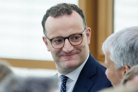 epa13024133 CDU parliamentary group chairman in the German parliament Bundestag Jens Spahn attends a committee meeting of the Christian Democratic Union (CDU) at their headquarters, the Konrad Adenaue ...