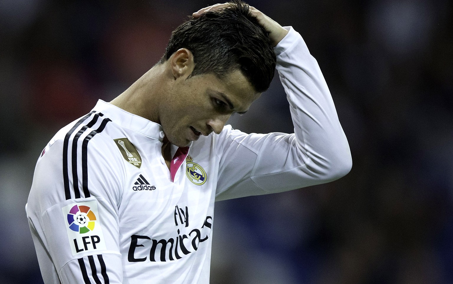 Cristiano Ronaldo wartet verzweifelt auf seinen 40. Liga-Treffer der Saison.
