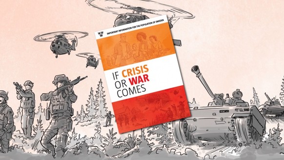 Schweden Broschüre Krieg Sicherheit