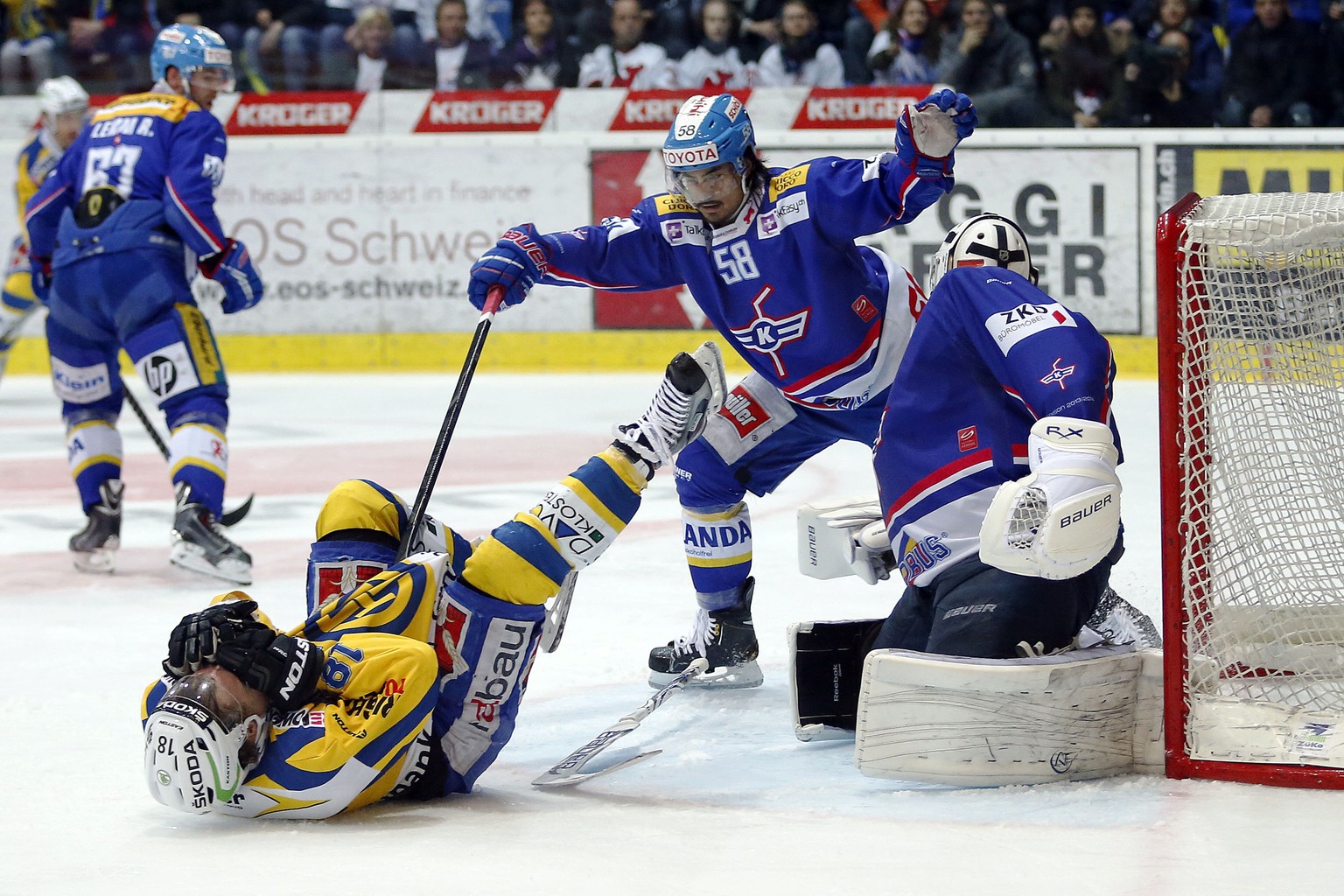 Fighten bis zum Umfallen! Ab heute geht's in den Schweizer Hockeystadien wieder rund.