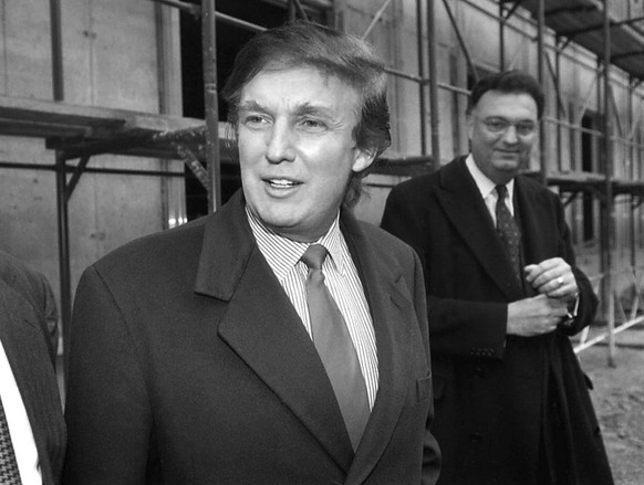 Donald Trump 1996 in Moskau: Schon damals träumte er von einem Wolkenkratzer in der russischen Hauptstadt.
