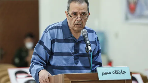 Djamshid Sharmahd während des Prozesses gegen ihn (Archivbild)