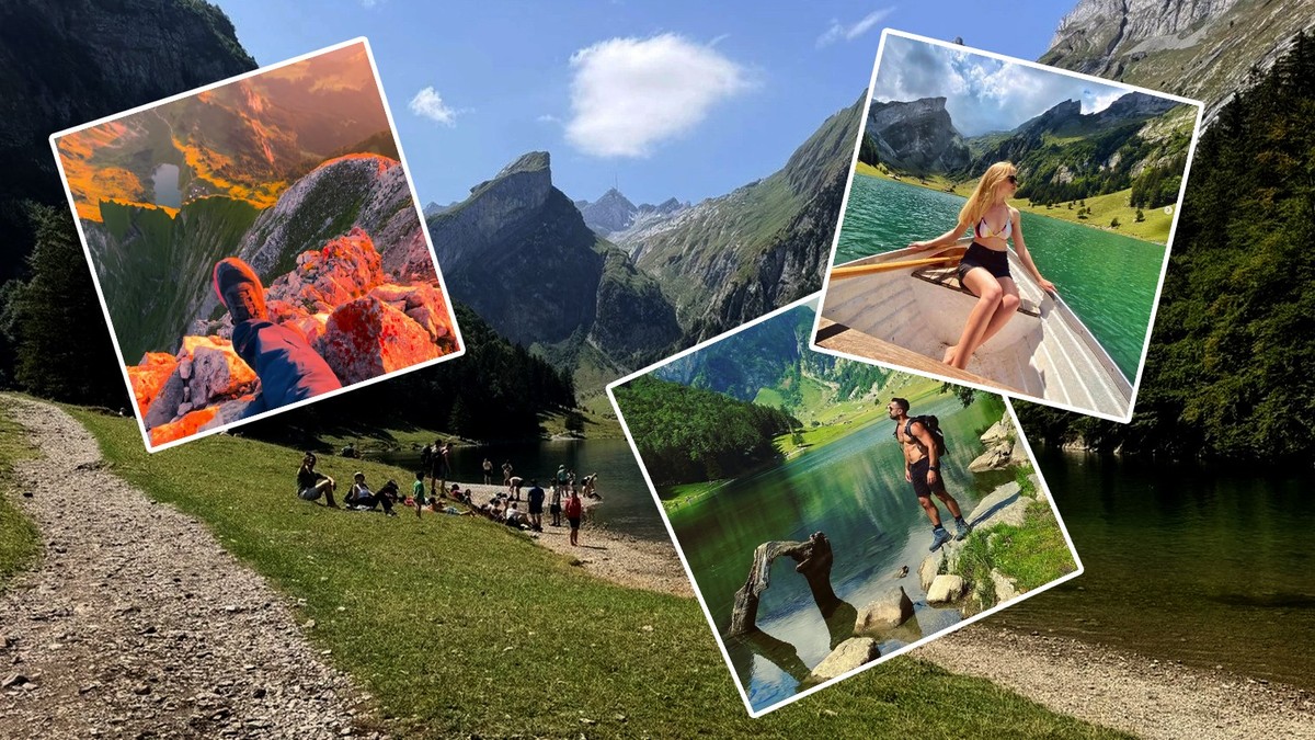 Le Seealpsee et son impressionnant décor font le bonheur des internautes.