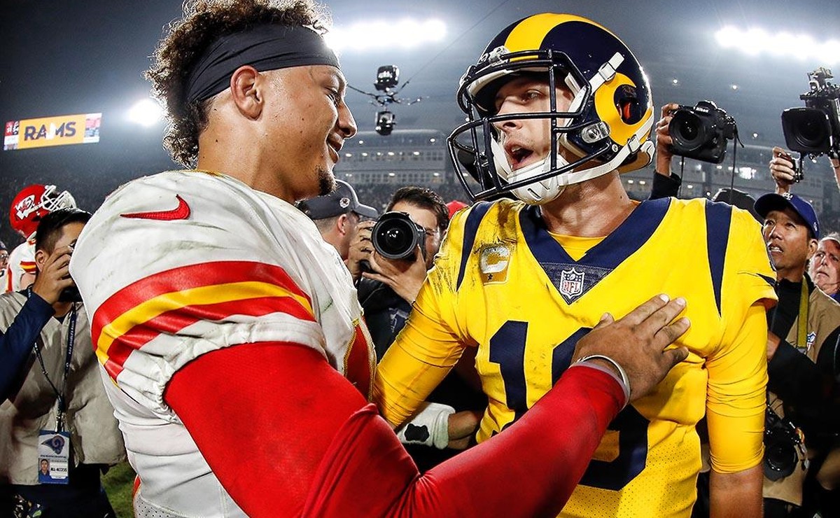 Die beiden Quarterbacks Patrick Mahomes und Jared Goff sorgten für ein Offensivspektakel.