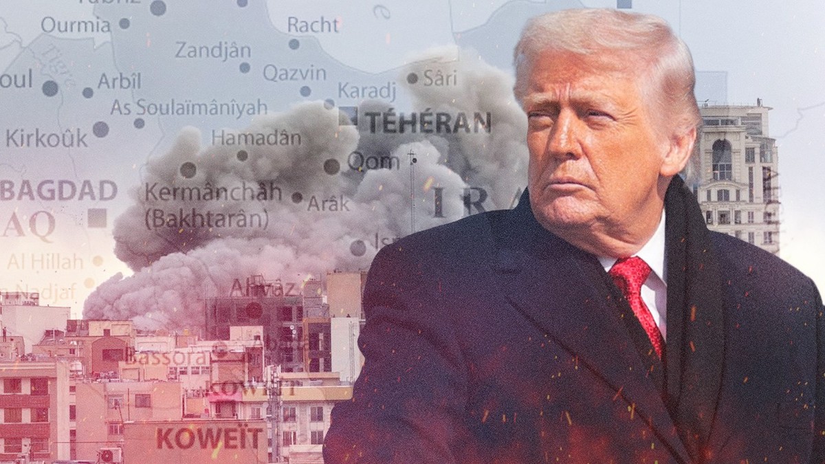 Bombardement à Téhéran. Le président américain Donald Trump.