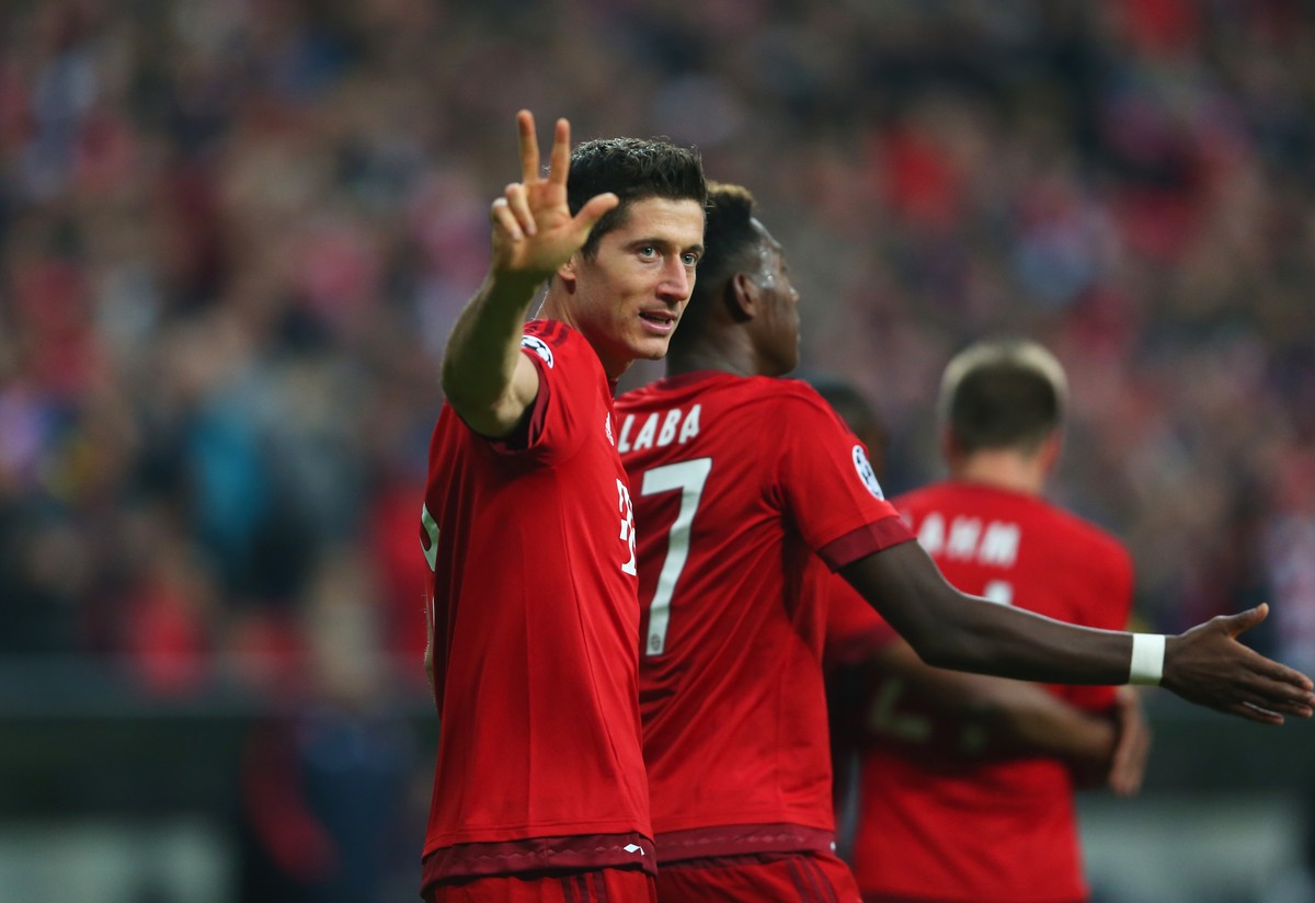 Hattrick: Robert Lewandowski trifft auch in der Champions League nach Belieben.