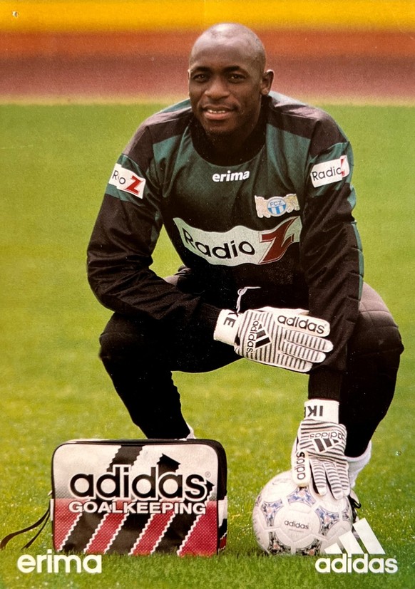 Ike Shorunmu Autogrammkarte FC Zürich